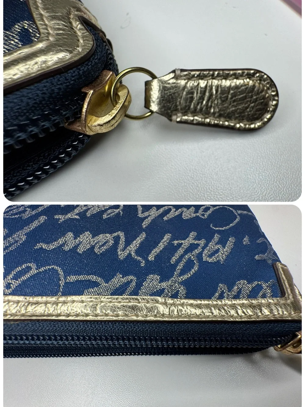 Coach Y2K  Poppy Script Graffiti Media Laptop Zip Case Tablet Sleeve F61034 NWT